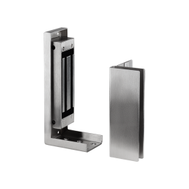 Fechadura eletro�m� FE 150 com conjunto de suportes de fixa��o KT 753 Inox INTELBRAS - 1   SP