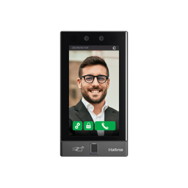 Controlador de acesso facial com biometria digital SS 5541 MF W INTELBRAS - 1   SP