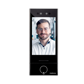 Controlador de acesso facial com biometria da palma SS 9840 MF W INTELBRAS - 1   SP