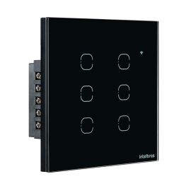Interruptor touch inteligente Wi-Fi 6 teclas EWS 1006 INTELBRAS   SP