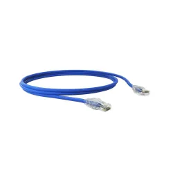 PATCH CORD U/UTP SOHOPLUS CAT.6 CMX 2.5M AZUL CLARO   SP