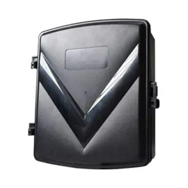 CAIXA HERMETICA PRETA QUADRADA 30X25X9,5CM MOD. 003 - VOLT   SP