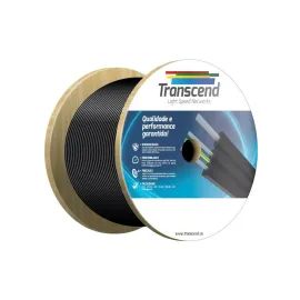 CABO �PTICO MINI DROP SM 1FO BOB 1KM PRETO TRANSCEND STS   SP