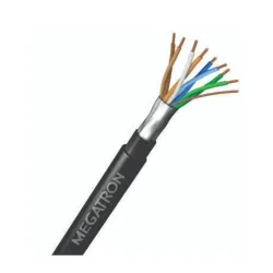 CABO LAN CAT 5E PRETO 4 PARES DUPLA CAPA BLINDADO - 305 M   SP