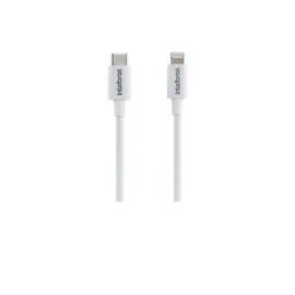 CABO USB-C PARA LIGHTNING 1,2M PVC BRANCO  EUCL 12PB   SP