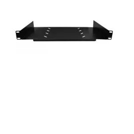 BANDEJA FRONTAL FIXA P / RACK PADR�O  19'' 1U X 250 MM PRETO   SP