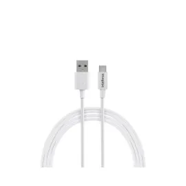 CABO USB USB-C 1,2M PVC BRANCO EUAC  12PB   SP