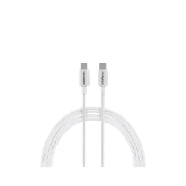 CABO USB-C PARA USB-C 1,2M PVC BRANCO  EUCC 12PB   SP