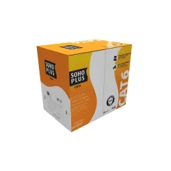 CABO LAN SOHOPLUS U/UTP CAT.6 24AWGX4P CMX AZUL CX 305M   SP