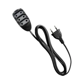 EXTENS�O EL�TRICA 3 TOMADAS 2 PINOS  10A 3M PRETA - EXT 2003   SP