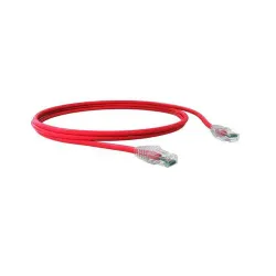 PATCH CORD U/UTP SOHOPLUS CAT.6 CMX 0.5M VERMELHO   SP