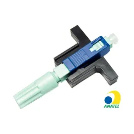 CONECTOR �PTICO DE CAMPO SC/UPC SM 3MM AZUL- 10 PC   SP