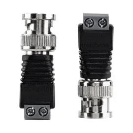 CONECTOR BNC MACHO COM BORNE CONEX 1000 - 10 PECAS   SP