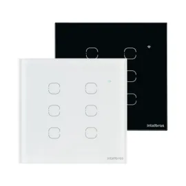 INTERRUPTOR  TOUCH SMART WI-FI 6 TECLAS EWS 1006 - BRANCO   SP