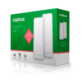 KIT CONEXAO SEM FIO PARA CFTV IP WOM 5A MIMO INTELBRAS   SP