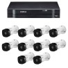 Kit Intelbras 10 Câmeras HD 720p VHL 1120 B + DVR 1116 Intelbras + Acessórios
