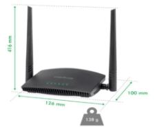 ROTEADOR WIRELESS INTELBRAS N 300 RF 301K 300 MBPS DE VELOCIDADE MEM�RIA FLASH 2 MB 4 PORTAS LAN 4750072 