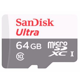 Cart�o de Mem�ria Micro SD 64GB SanDisk UHS-I para C�meras CFTV e Smartphones