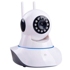 C�mera IP Sem Fio Wifi HD 720p Robo Wireless, Com �udio, Grava em Cart�o SD, com 2 Antenas e Vis�o Noturna