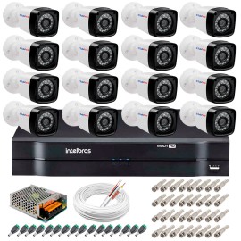 Kit Giga Security 3 C�meras Full HD 1080p gs0271 + DVR com HD 1TB Seagate + Acess�rios