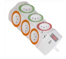 FILTRO DE LINHA COM BLOQUEADOR DE STAND BY - SEM USB GELO 8 TOMAD