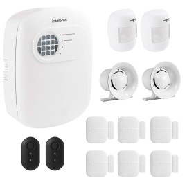 Kit de Alarme Intelbras ANM 3004 ST com 08 Sensores e Discadora por Telefone fixo Sem Fio