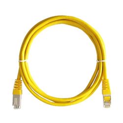 Patch Cord Cftv 1,5 M Cat 5 Rj45/rj45 Pvc Amarelo