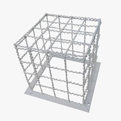 Grade Para Prote��o De C�mera 20x20x20 Branco