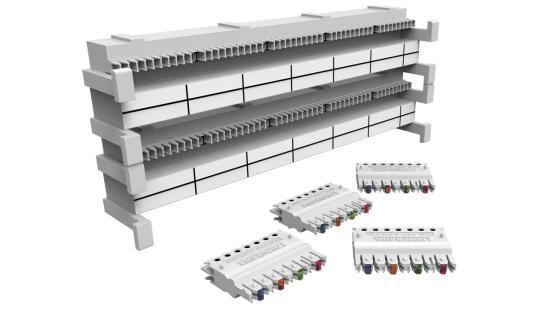 KIT BLOCO DE CONEXAO 110IDC CAT.5e 50 PARES