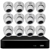 Kit Orion HD 720p 12 Câmeras GS0021 + DVR Giga Security + Acessórios