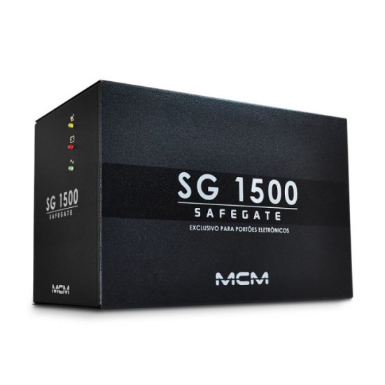 NoBreak MCM P/ Motores de Portão Safe Gate Flash SG 1500 - 220V 29072