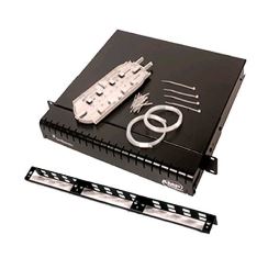 CAIXA DIO 19'' C/ BANDEJA PARA ACOPLADOR 24FO AMP