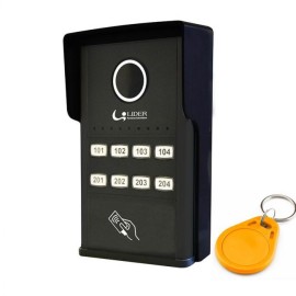 Porteiro Coletivo Smart RFID Interfone 8 Pontos Com Controlador de Acesso Lider  29362