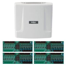 Kit Central de Interfone Condom�nio com 32 Ramais - Intelbras Comunic 48 + Placas Desbalanceadas