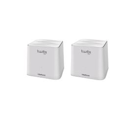 CONJUNTO ROTEADOR WIRELESS INTELBRAS MESH TWIBI GIGA COBERTURA DE AT� 180m� DUAL BAND PORTA GIGA4750069 