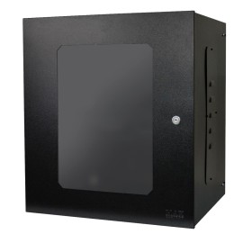 Mini Rack 19" 12U 400mm Porta Acr�lica com Fechadura Com Acesso Lateral Max Eletron