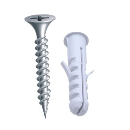 Kit Bucha e Parafuso 8mm - Pacote com 100 Unidades