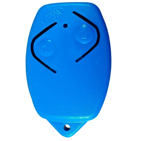 CONTROLE REMOTO ROSSI ORIGINAL AZUL PORTAO 433MHZ TX HCS SEGUE COM PILHA