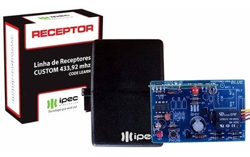 RECEPTOR PROGRAMÁVEL 433MHZ PARA ALARME PORTÃO FECHADURA