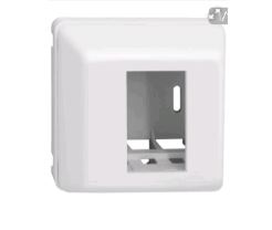 CAIXA DE SOBREPOR VERSATIL 1 POSTO LUNARE BRANCA - SCHNEIDER