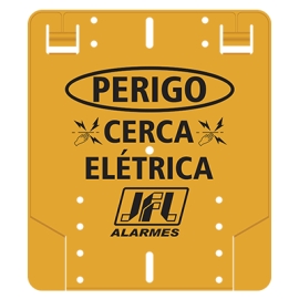Placa de Advert�ncia para Cerca El�trica
