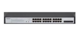 SWITCH RACK GEREN 24 P GIGA POE E 4 P MINI GBIC SG 2404POE L2+ - I