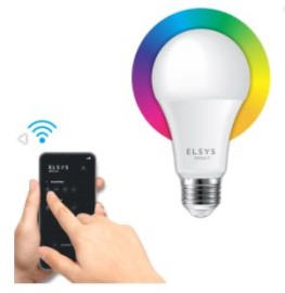 L�MPADA LED INTELIGENTE WI-FI COLORIDA COM CONTROLE VIA APLICATIVO EPGG17