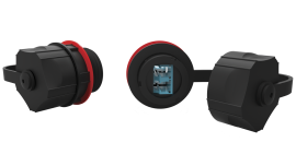 ADAPTADOR �PTICO INDUSTRIAL IP67 LC DUPLEX