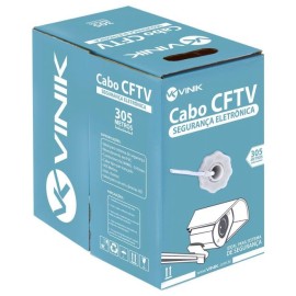 Cabo de Rede e Seguran�a Vinik 8 Vias 24 AWG Branco - Caixa 305m