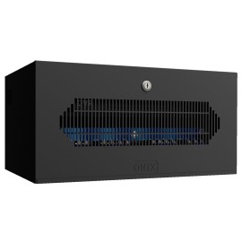 Rack 5U Perfurado 19" Com Fechadura Onix Security Protege e Organiza CFTV, Inform�tica e Telecomunica��o Pintura Epoxi na Cor Preta   11910