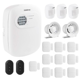 Kit de Alarme Intelbras ANM 3004 ST com 13 Sensores e Discadora por Telefone fixo Sem Fio