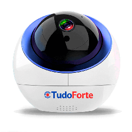 C�mera IP Sem Fio Wifi HD 720p Wireless, Com �udio, Grava em Cart�o SD, com Auto Tracking e Sensor de Movimento