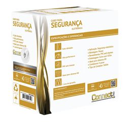 Cabo Cftv 24awg 4 Pares 305 Metros Branco Hd Blindado