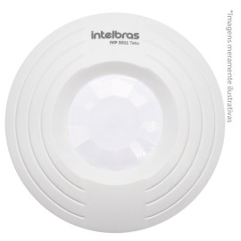 Sensor de Presen�a Infravermelho IVP 3011 TETO Intelbras Com Fio Passivo, Dist�ncia de Detec��o Ajust�vel e Cobertura com �ngulo de 360�